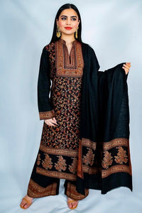 Black winter kanni suit